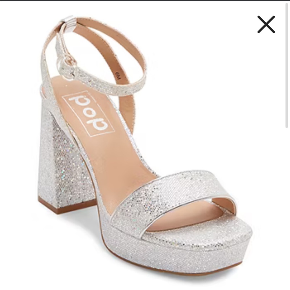 New Pop Womens Casen platform Heels size 9